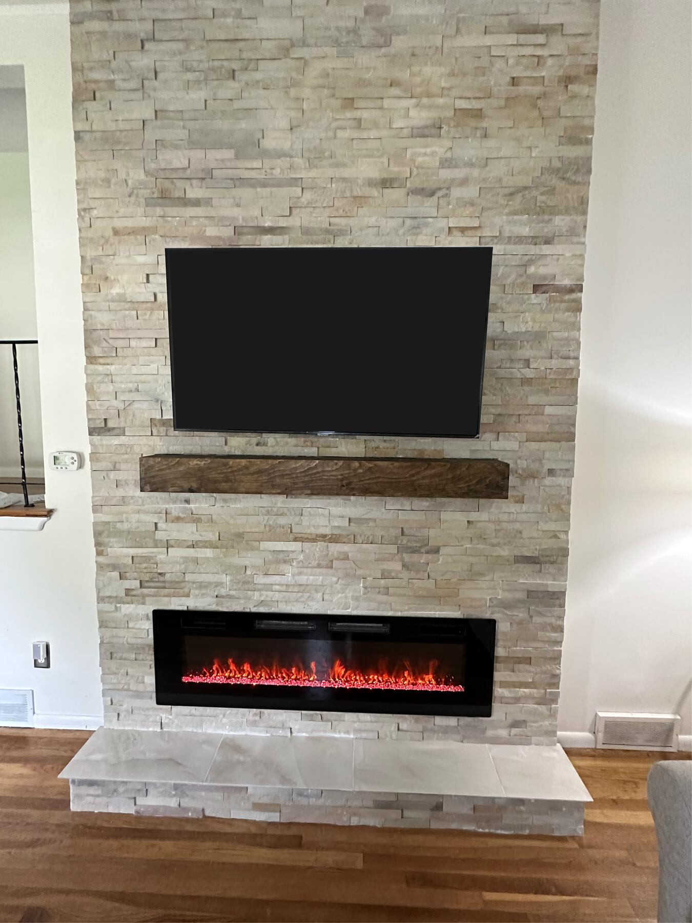 Fireplace & TV Wall